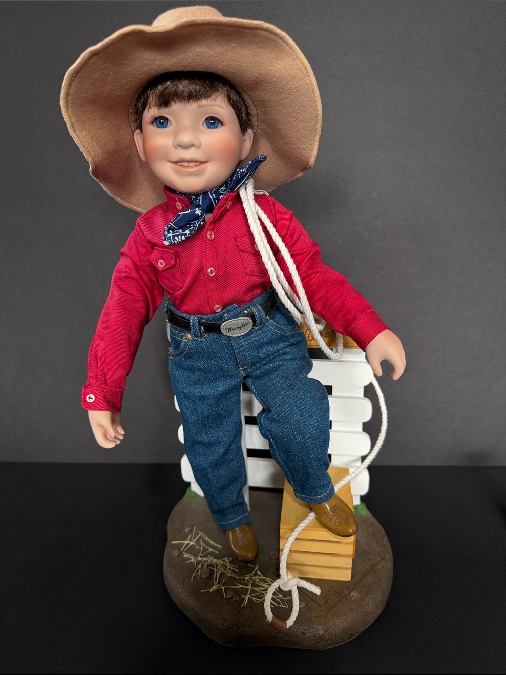 Wrangler 15 inch “Will” Cowboy Doll from the Danbury Mint